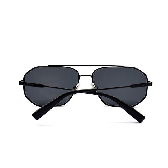 NEW SALVATORE FERRAGAMO SF303SLN 001 BLACK GREY AUTHENTIC SUNGLASSES - Picture 7 of 11